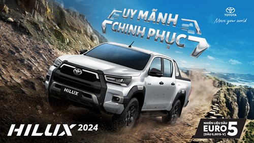 Hilux phiên bản nâng cấp 2024 – “Uy mãnh chinh phục”